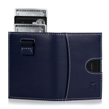  Kings Loot Wallet For Men Slim Minimalist - Our Kings Fold Full  Grain Leather Wallet features RFID Protection & Easily Fits up to 12 Cards  (Blue) : Clothing, Shoes & Jewelry
