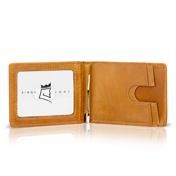 Kangaroo Leather Passport Wallet